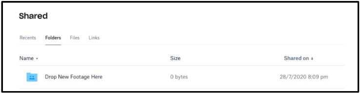 4/ To get into the workflow of an NBA player (who aren’t staring at emails all day), Dismang set McGee up with a shared Dropbox with a folder that literally says “Drop New Footage Here”.McGee records everything on the Disney campus, producing 30-40 gigs of raw video a day.