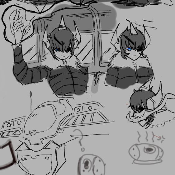 warmup sketches with evelynn and star 