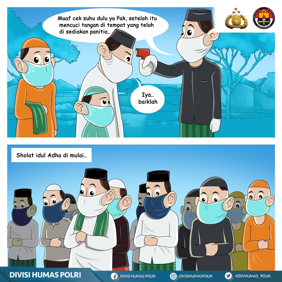 BIDTIK_KALTENG's tweet photo. #PolriAjakPakaiMasker

Tetap menjalankan Ibadah dengan Tenang dan Khusyuk serta wajib menerapkan protokol kesehatan untuk meminimalkan penyebaran covid-19 https://t.co/7aoARCb8tu