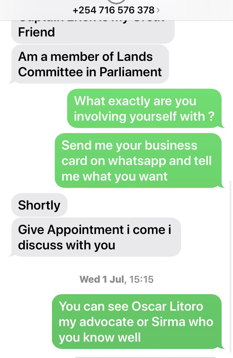 When the CS  @Lands_Kenya  @Faridakaroney got involved, Eric insiders panicked and started involving the big fish behind the land grab.When Eric was questioned by  @DCI_Kenya,Wetangula,yes that one, showed up, when the police decided to arrest him,Aladwa reached out to the victim...