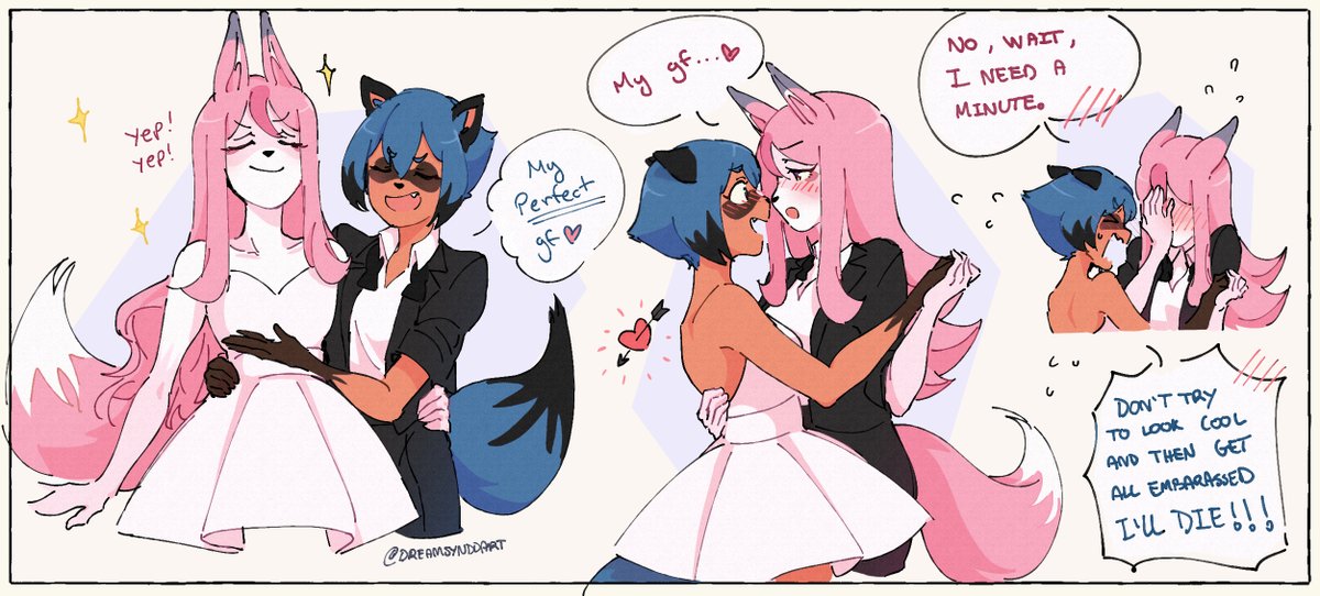 I know I'm terrible at posting regularly but pls accept my nazumichi shenanigans while I go crash into bed now #BNA #ビーエヌエー