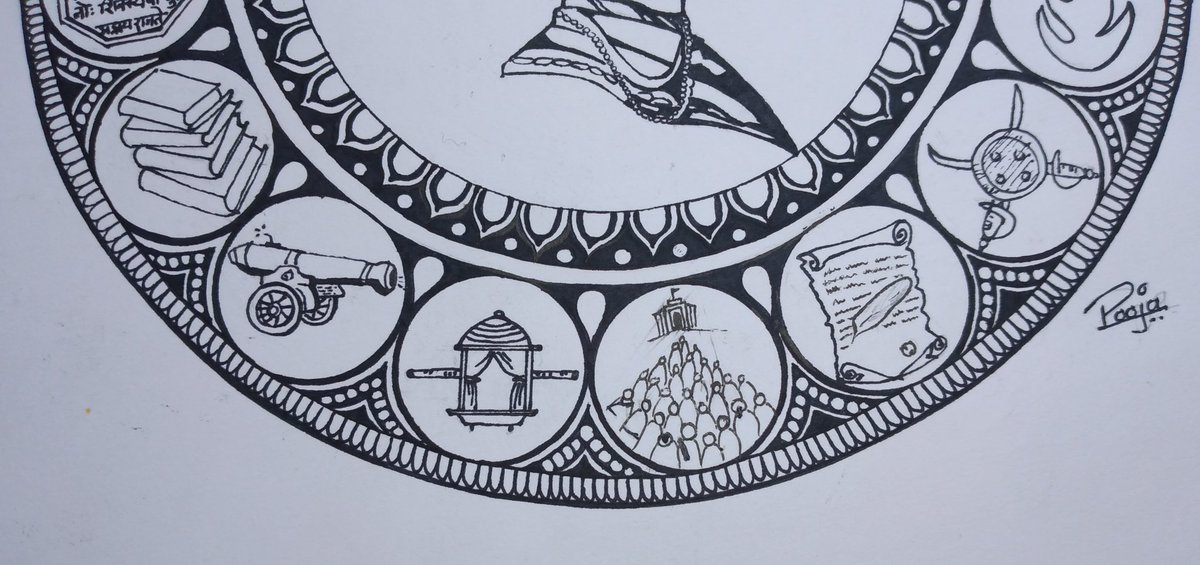 लखोटा: आदेश, विचारपूस, कळजीप्रजा: ज्यांच्यासाठी आणि ज्यांच्यामुळे हे सुराज्य उभं राहिलं.पालखी: पालखीचे मानकरी, सरदार, महाराजांची विश्वासू मन्डळीतोफ: भक्कम संरक्षक