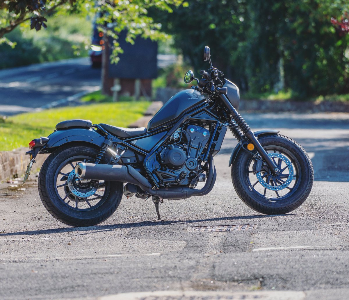 I've been on the 2020 Honda Rebel  for a couple of weeks. That 500 engine always brings a smile to my face. <a href="/HondaUKBikes/">Honda UK Motorcycles</a>
