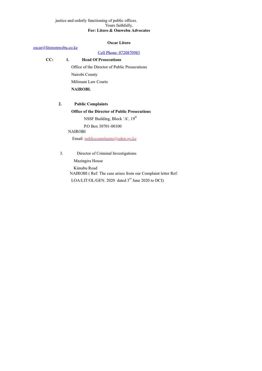 In court, Mr. Eric Agolla did what he did, you know how the courts work and for a case where he is charged with 11 counts of forgery and trying to steal land worth Sh250 million, he was released on a cash bail of Sh150,000. So Eric got a cheap bail, he is free to roam and scam.
