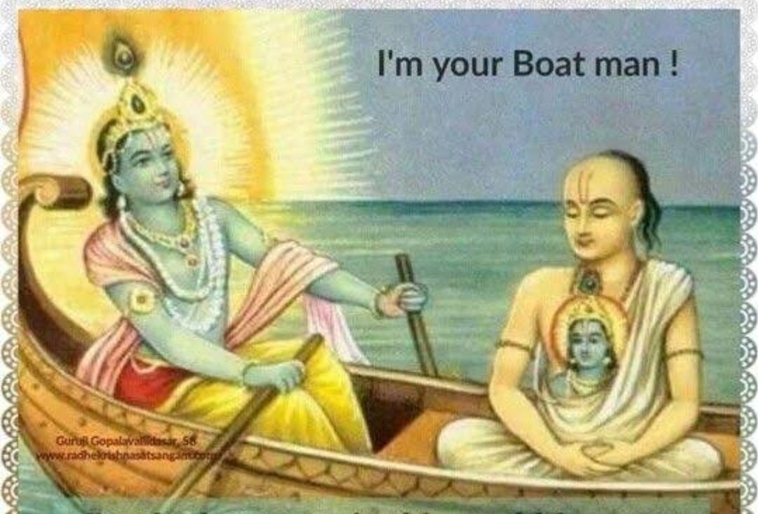 Kajalagarwal09's tweet photo. श्री हरि  is our boat man in this world ...
We simply have to think about him..
He will safely handle us and 
He will take care of our life's journey..
He will sail us to his vaikuntha.....
।। जय श्री हरि।।
।। राधे राधे।। https://t.co/nVErHRXTbI