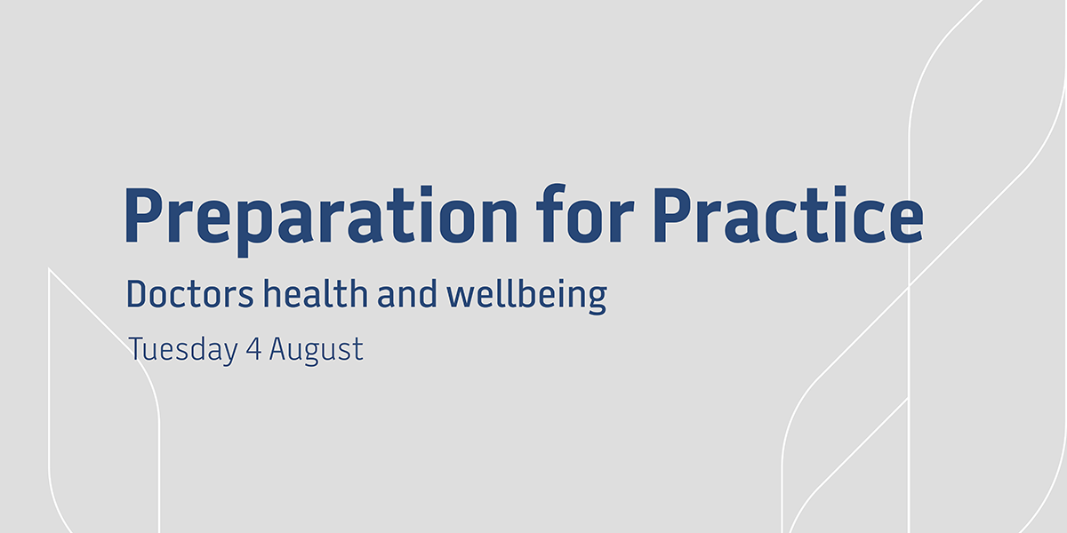 RACSurgeons's tweet image. The final webinar in our #PreparationforPractice series will be the “Doctors health and #wellbeing” #webinar featuring presenters Helen Schultz (consultant psychiatrist) and Melo Calarco (mindfulness and performance coach).

Book today: bit.ly/2zOEMB5