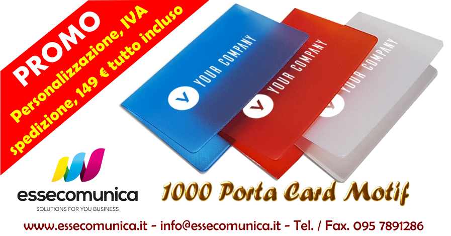 EsseComunica's tweet photo. PROMO: 1000 #portacard Motif Color a 149 € iva, personalizzazione, e spedizione tutto incluso. Approfitta subito! #autoscuole #scuoleguida #fotografi #assicurazioni https://t.co/qxmtfPZoBw via @essecomunica https://t.co/WF51cOpHHe