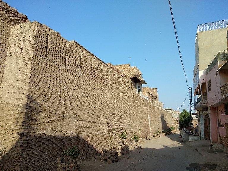 Shujaabad FortThe city was founded by the governor of Multan province Nawab Shuja Khan and contains a fort built in 1750 and later a wall built around the whole village in 1767.Covered in the video: http://httpswww.youtube .comwatchv=iyKlYQ9LhrI