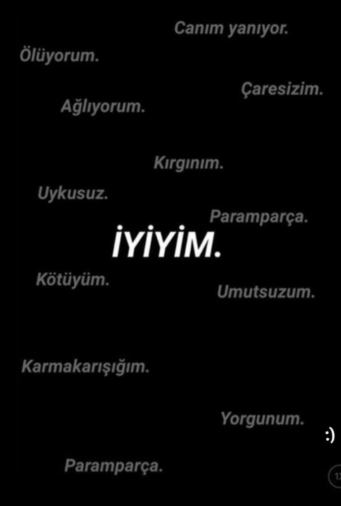 Şu aralar söylediğim en iyi yalan sanırım.
                     ~İyiyim~