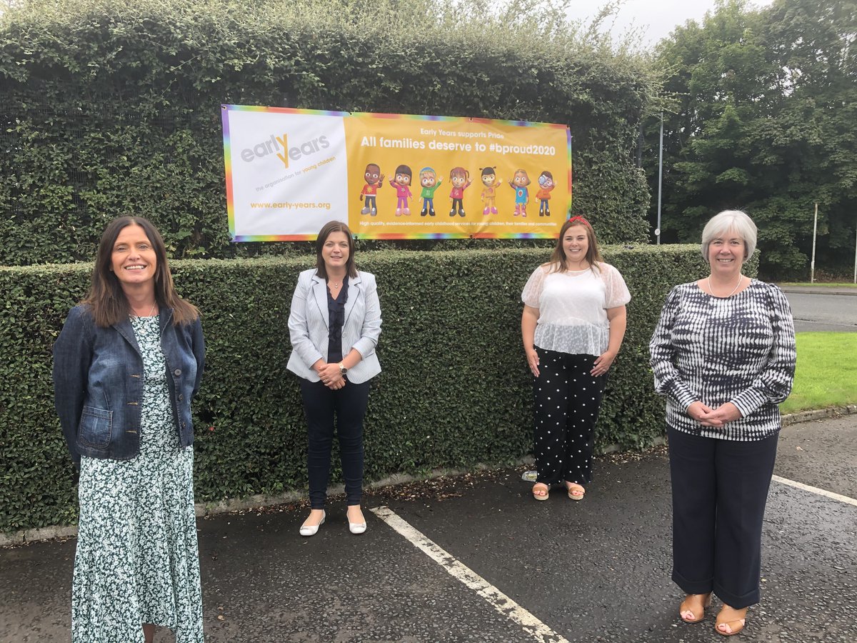 earlyyearsorg's tweet photo. Supporting and building communities together - We are committed to giving our children and young people the best start in life, working towards a shared society that respects diversity #bproud2020. Happy @BelfastPride! #RainbowHeroes #RespectingDifference https://t.co/l70byG0UmG