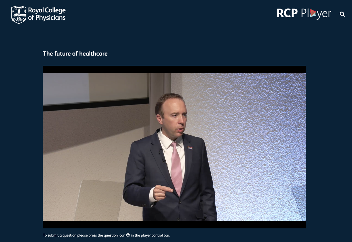 Lesson 5  @MattHancock: The system works best when it's a system rather than series of atomised parts. Systems will become foundation stone of NHS & social care. The strict barrier between primary and secondary care. We know hear abt David Lloyd George  #OurNHSPeople  #WeAreTheNHS