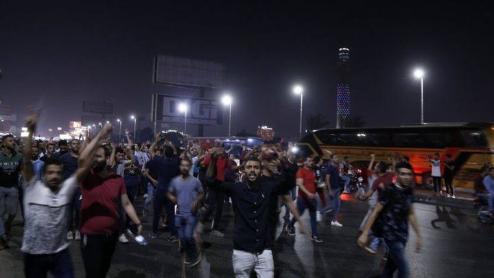 The statement came after a building contractor (currently living in exile), who worked under army contracts, had accused  #Sisi of corruption and wasting public funds. That sparked some protests on 20/9/2019 which rustled in arresting 4000+  #Egyptians.