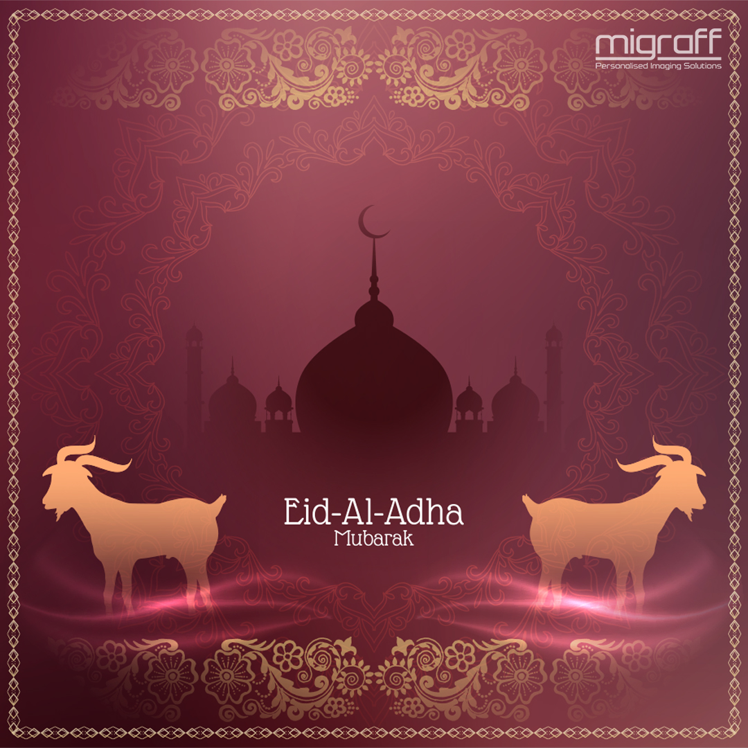 Migraffme's tweet photo. Sending everyone warm greetings on the auspicious occasion of Eid al-Adha! May your sincere prayers be answered, and may you be blessed. 

نرسل اسمى التهاني والتبريكات بحلول عيد الاضحى المبارك 
نتمني اياما سعيدة ومباركة لكم ولاحبائكم https://t.co/OOyO64tl5X
