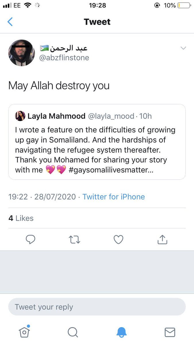 layla_mood's tweet photo. The past 48hrs has been a whirlwind of intensity &amp; emotions. I’m so happy from the overwhelming support for Mohamed. Unfortunately, I’ve also been the target of threats, abuse &amp; a new hate campaign. Alongside, intense homophobia in the Somali community.. https://t.co/SxEGQJbQ08