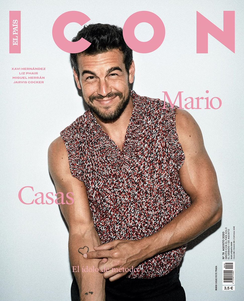 Mario Casas Daily On Twitter ðð„ð–ð' Mario Is On The Cover Of The August Issue Of Icon Spain Out This Saturday Free W El Pais