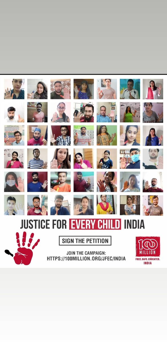 YdvSapna's tweet photo. As the privileged and educated young individuals it is our moral duty and responsibility to demand #JusticeForEveryChild, as only we can pave our paths to the future and design the world of our dreama. Raise your voice! Join the campaign! @100MilCampaign 
@abvpjnu @ABVPVoice https://t.co/7UgKknsR1L