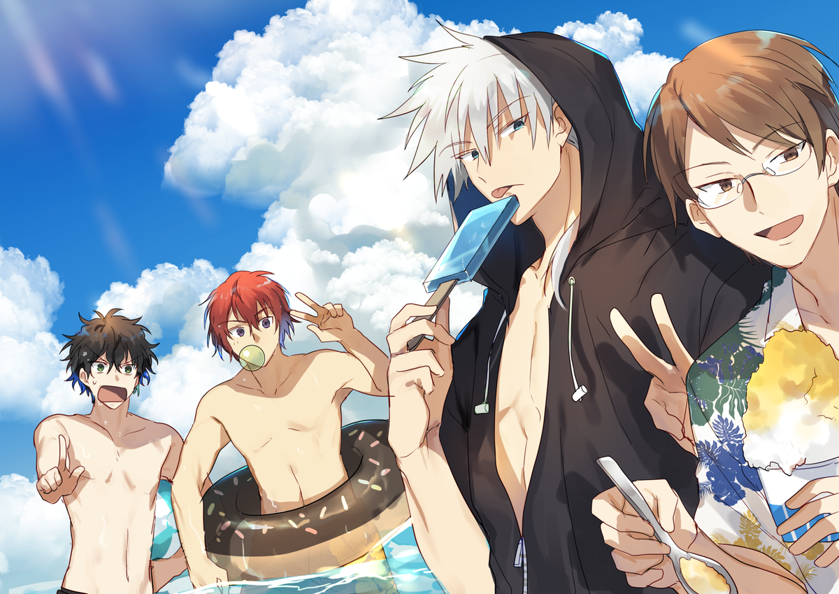 「SUMMER HIGH! 」|にかめのイラスト
