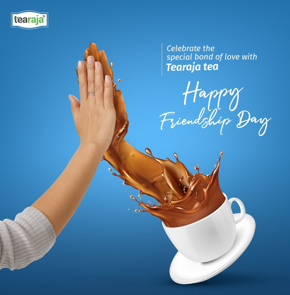 Connected by heart, tied by trust, friends are for life
Happy Friendship Day..! Tag your chai buddy and spread the love!

#friendshipday #friendship #friends #friendshipgoals #friendshipquotes #friendships #love #friendshipforever #happyfriendshipday #Tea #Tearaja #tearajaindia