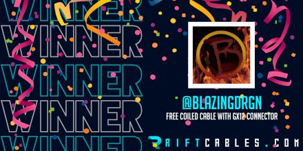 RiftKeys's tweet photo. 🎉CONGRATULATIONS🎉
😃Congrats to @Blazingdrgn on WINNING a brand new Custom Coiled Cable with GX-12 Connector.
✉️Check your PM's for information on how to collect your prize.
🌐The online store opens 1.8.20 at 12am AEST!!!!!!!
https://t.co/9aWUy6IwyC
#fromtheRIFT https://t.co/64q8BuwKAF