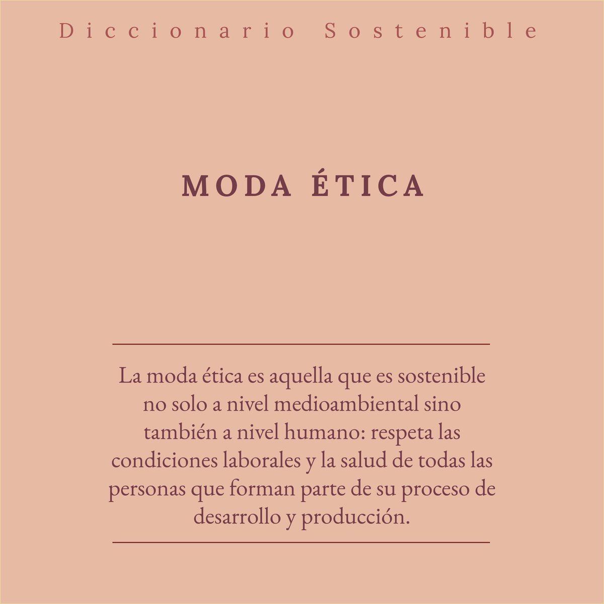 modasosbcn's tweet photo. Siguiendo con nuestro diccionario sostenible, hoy definimos “moda ética” 💪 ¿Qué os parece? 
#modaetica #ethicalfashion #modasostenibleespana #modasostenible #sustainablefashion  #msbcn https://t.co/GkWQsqibO5