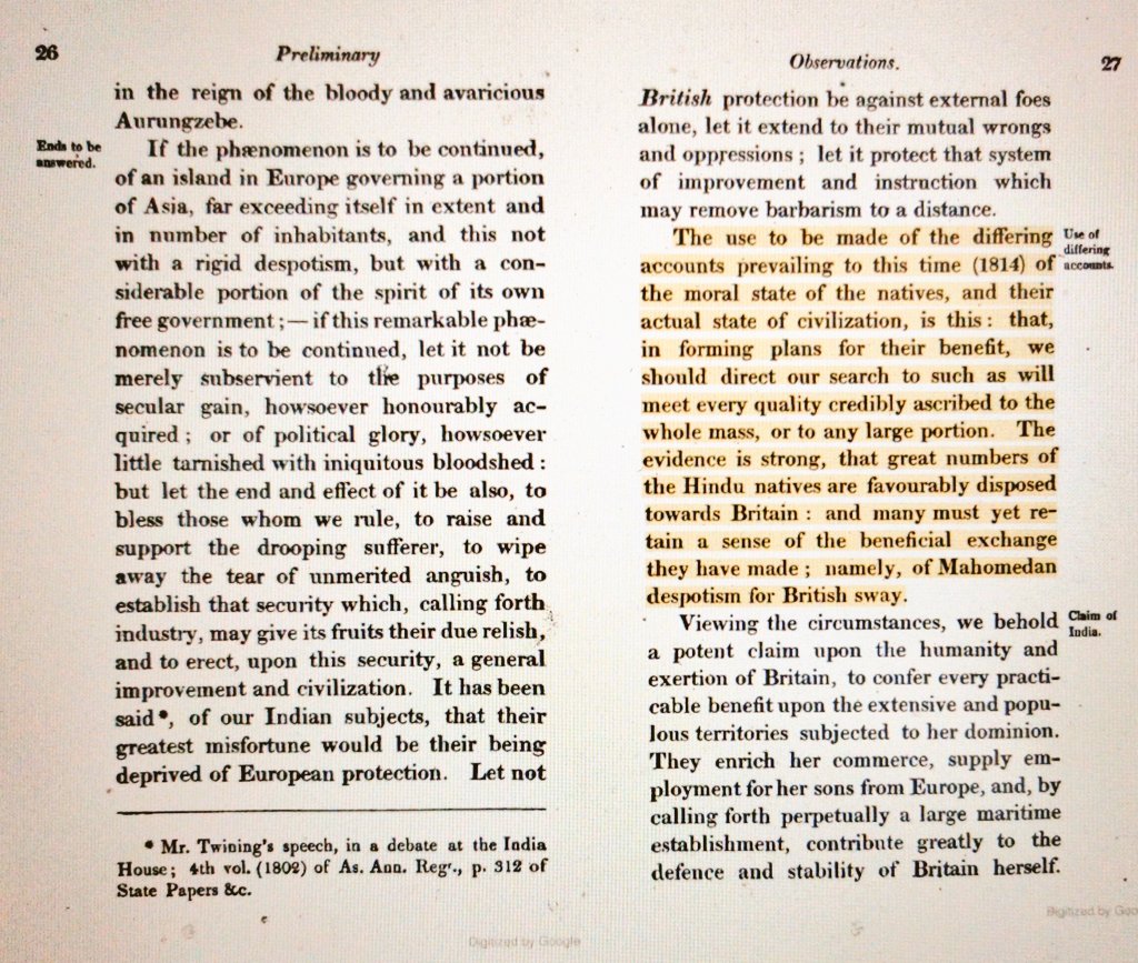 Their research found faultlines in the form of few  #Hindus favourably disposed towards  #Britain. #Colonialism6/n