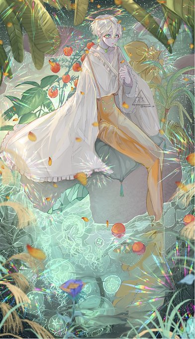 「flower soaking feet」 illustration images(Latest)
