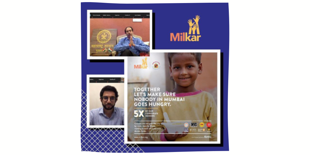 All united on one common platform with a unified mission – to help feed the women, men and children who have suffered significant hardships on account of the COVID-19 pandemic in Mumbai.We are proud to be one of the founders of Milkar along with @rpg_foundation &amp; @godrejandboyce.