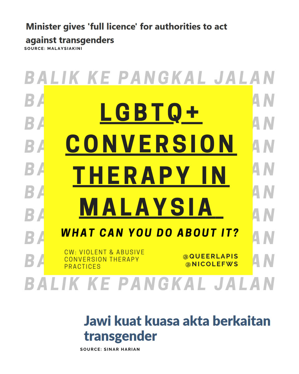 If you’re outraged about the recent call for transgender Malaysians to be arrested by the Minister of Religious Affairs, you need to understand that this is not an isolated incident but instead the result of decades of anti-LGBT laws and state-sponsored conversion programmes.