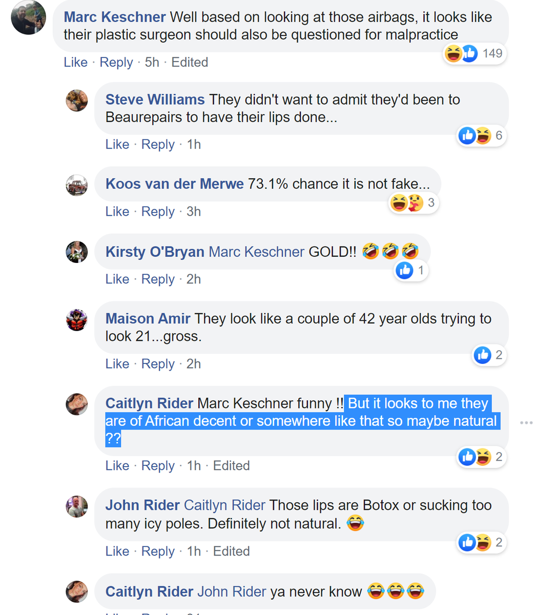 'It's not about race' volume 7 (the first being the top comment on  @theheraldsun's Facebook post):