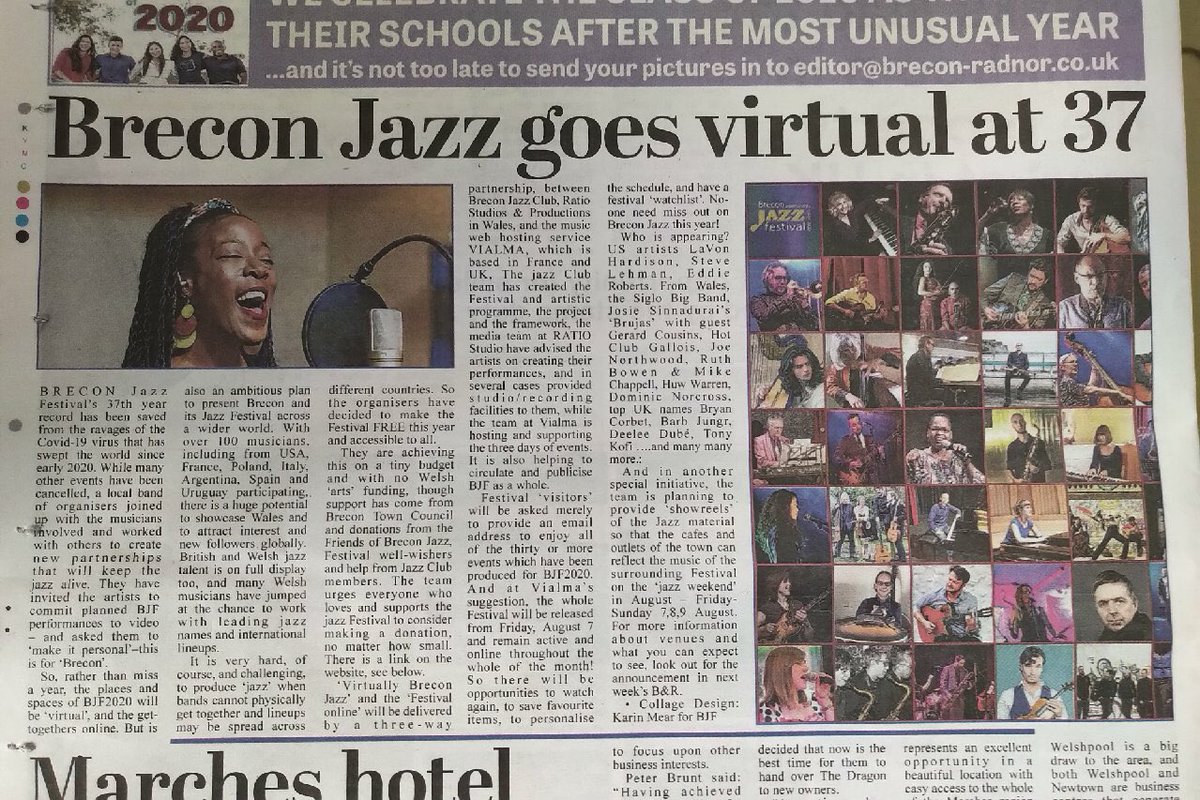 Mae #BreconJazzFest i'w weld yn y #breconjazzfest <a href="/BnRExpress/">Brecon & Radnor Express</a>