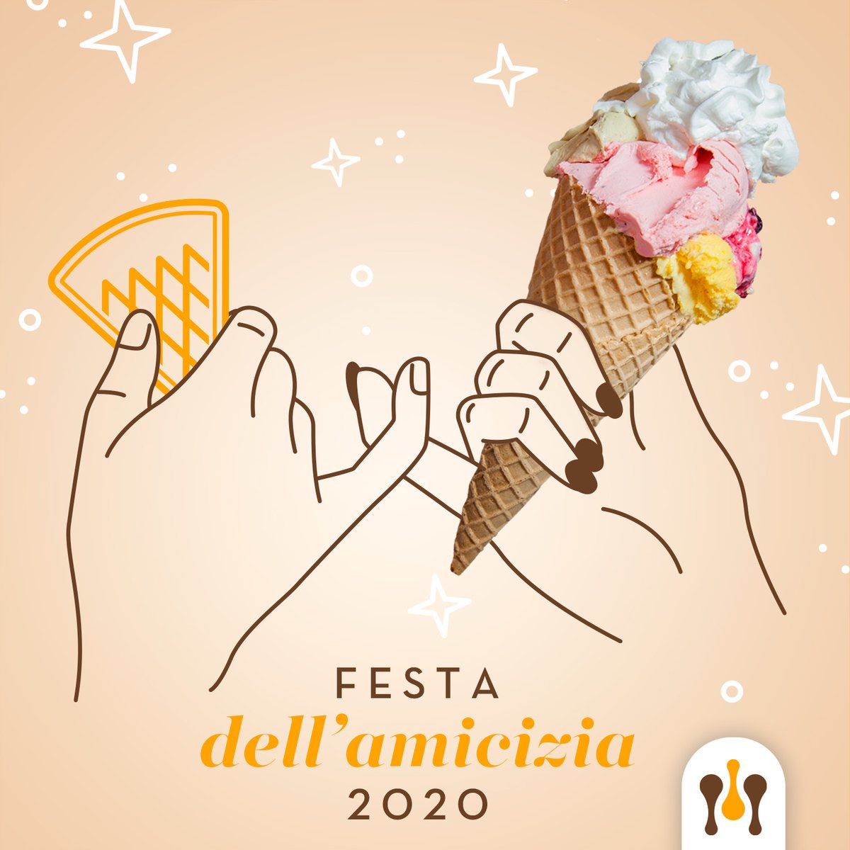 MegaDolciaria's tweet photo. Estate, amici e un buon gelato! Il modo migliore per tornare ad essere spensierati!
#megadolciaria #pasticceriaroma #gelateriaroma #pasticceria #gelateria #festadellamicizia https://t.co/2c9glBO9nm