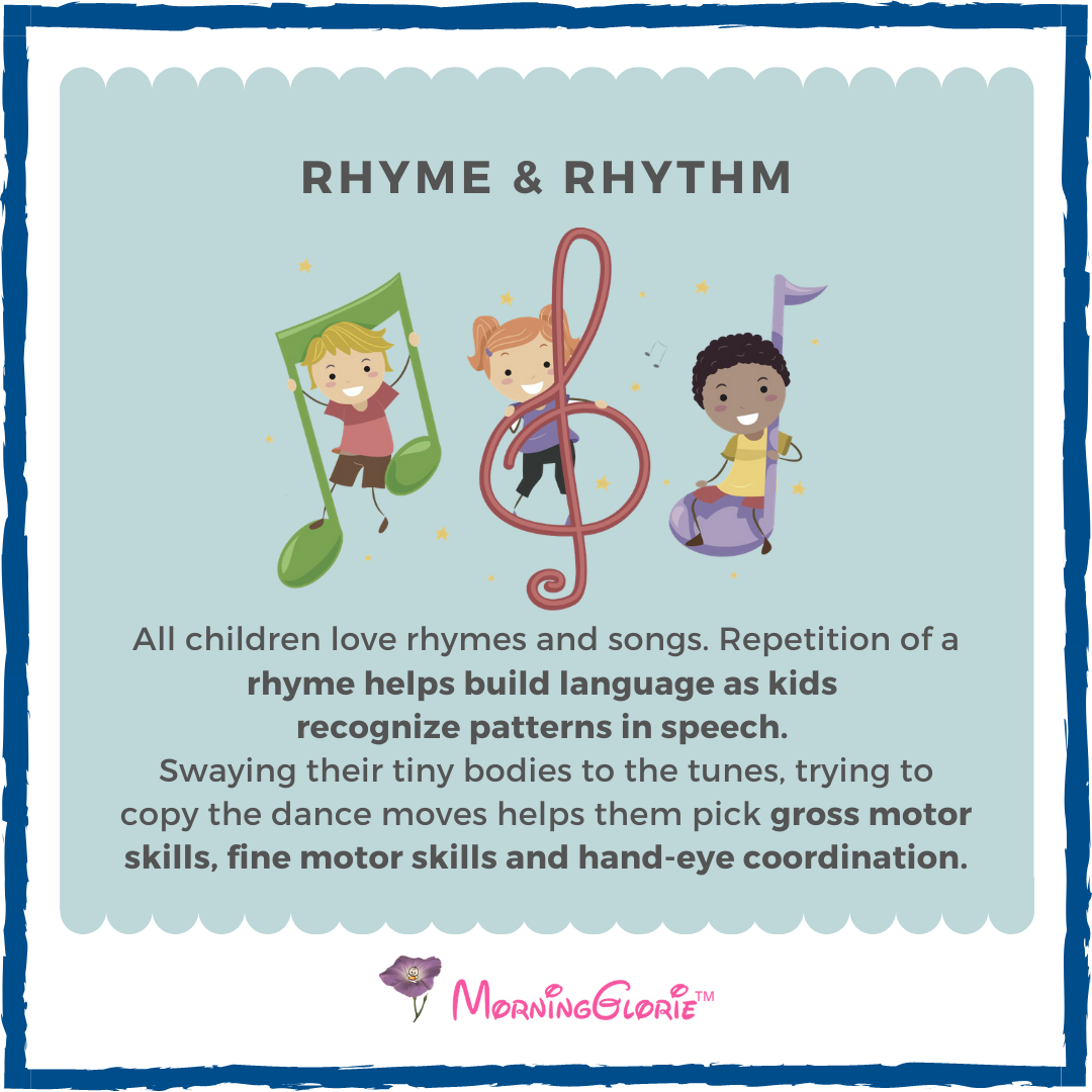morningglorie1's tweet photo. twinkle twinkle little star
macchli jal ki rani hai
simple rhymes kids are exposed to from infancy
wheels on the bus
bum bum bole
songs kids love to sway to even when they are just crawling
#rhymeandrhythm #toddleractivities #funactivities #motorskilldevelopment https://t.co/L7Pau7CgCj
