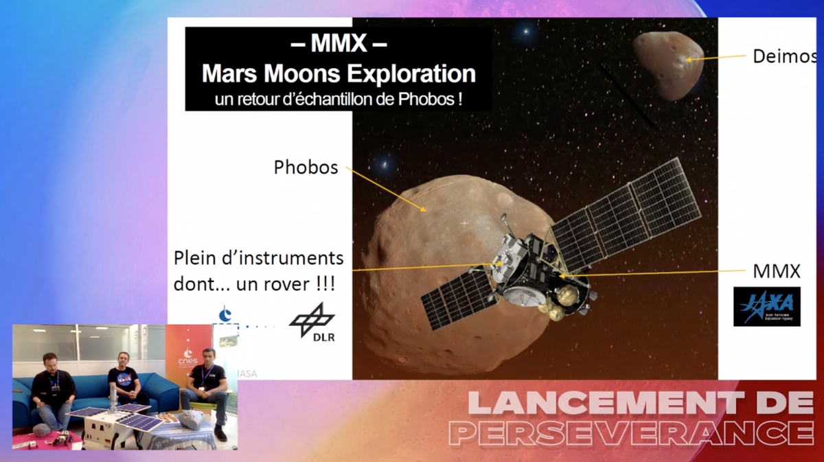 #CapSurMars #Mars2020 
👀 À suivre sur Twitch ! twitch.tv/cnes_france

9h30 De Sojourner à MMX : la lignée des rovers
10h20 Mission Control par <a href="/SpaceExplorerW/">Whitney 🚀</a>
11h45 Histoire de l’exploration martienne par <a href="/dassa_ju/">DassaJu - a cookie to the past</a>
12h50 En direct de la <a href="/CiteEspace/">Cité de l'espace</a>