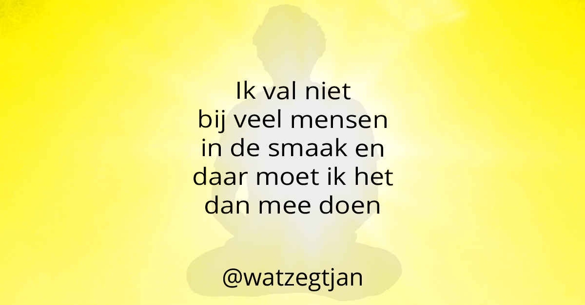 watzegtjan's tweet photo. Ik val niet bij veel mensen in de smaak en daar moet ik het dan mee doen. https://t.co/kSp2LigrlM #quote uit #blog #Lastvandonkeregevoelenstijdensdedonkeredagen #donker #innerlijk licht #Kwetsbaarheid #licht #schaduw #somber https://t.co/hNiF0qO62Y
