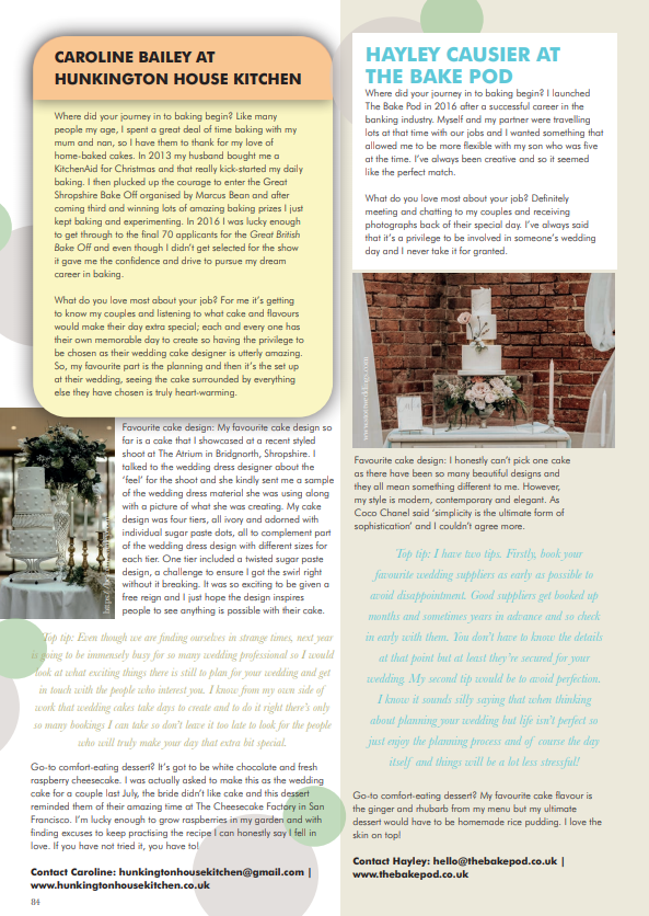 CWM_YWMW's tweet photo. Meet star bakers over on page 83 of issue 68. Get your free download at https://t.co/2gp9uoAV8W #weddingcake #cakemaker #cakebaker #weddinginspo #westmidlands

@cakesfabcakes @Couture_Cake_Co @cakedesignbyp https://t.co/s9rUlvyrZX
