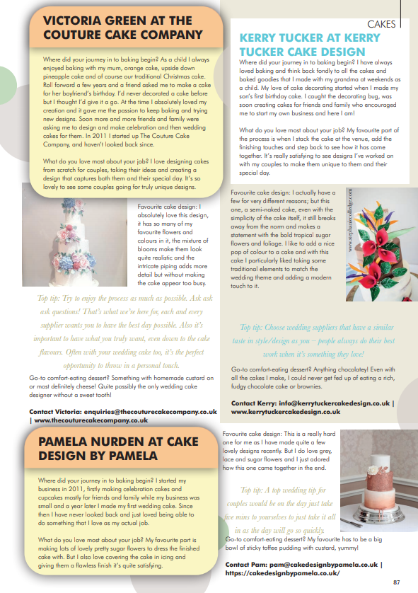CWM_YWMW's tweet photo. Meet star bakers over on page 83 of issue 68. Get your free download at https://t.co/2gp9uoAV8W #weddingcake #cakemaker #cakebaker #weddinginspo #westmidlands

@cakesfabcakes @Couture_Cake_Co @cakedesignbyp https://t.co/s9rUlvyrZX