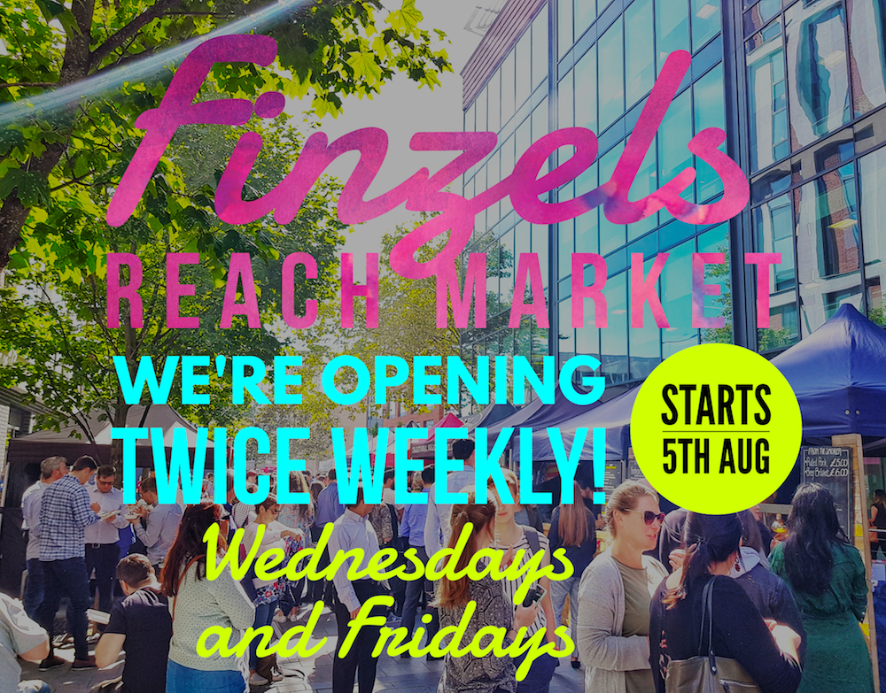 Hold onto your hats street food lovers, we'll going to be bringing street food to <a href="/FinzelsReach/">Finzels Reach</a> twice weekly from next week! We're opening on Wednesdays as well as Fridays and we can't be more thrilled! #streetfoodislife #market #open #twiceweekly #mymarket #bignews #bristolfood