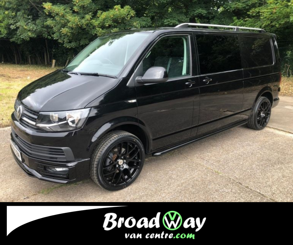 BroadwayVans's tweet photo. 😃 VOLKSWAGEN TRANSPORTER T6 - BLACK 

➡️ Multi-Function Steering Wheel 
➡️ Roof Bars 
➡️ Sport Line Side Bars 
➡️ Heated Wind Screen
➡️ 20" Alloy Wheels 
➡️ Bluetooth Phone Prep 

👇
https://t.co/1DD7kXpTZk https://t.co/6W6hDOnnAm