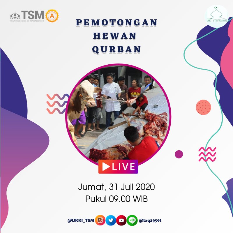 Terima kasih telah memberikan sedikit rezeki nya untuk membantu infaq &amp; mempercayakan hewan qurban nya kepada UKKI. 

Kami akan melaksanakan pemotong hewan qurban yang akan disiarkan langsung melalui instagram UKKI. 

Semoga segala kebaikan dibalas berlipat oleh Allah SWT. Aamiin