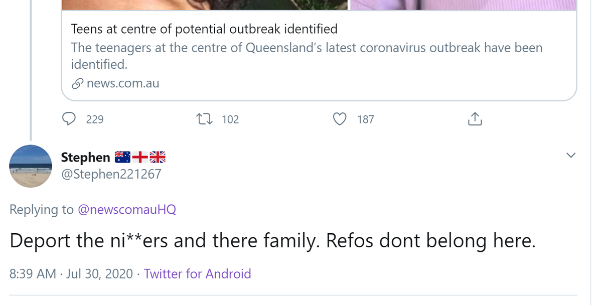 'It's not about race' volume 10 (from the very progressive 'good one',  @newscomauHQ):