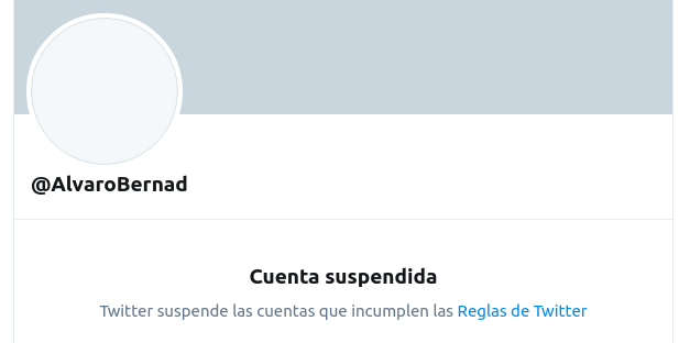 MCRC__es's tweet photo. 💡Alvaro Bernad comparte un vídeo defendiendo el pensamiento de Antonio García-Trevijano.

⛔ Twitter le cierra la cuenta a Alvaro Bernad. 

En España no hay libertad de pensamiento. https://t.co/ua5D0fz83v