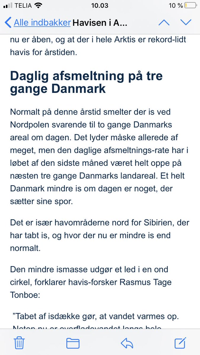 Jrudbeck's tweet image. Det er umiddelbart ret meget is...