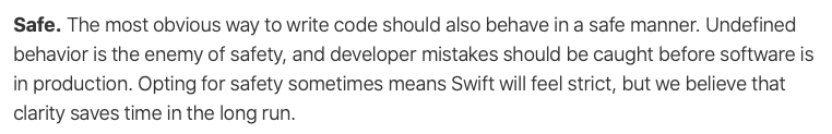 Why does  @escaping exist? Because as it says on the Swift doc About page, Swift is a safe language. It's designed to get us to consider the implications of our code. Here: the potential for memory leaks. 22/