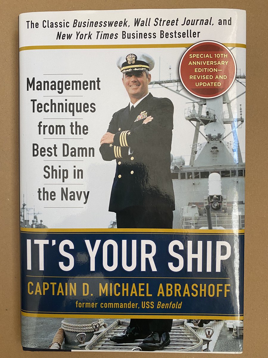 LiderarProyecto's tweet photo. Día 3️⃣ de 🔟 de lectura 📚 y vacaciones 🏝 It’s your ship. Autor: Michael Abrashoff
Vamos a ello #belider #CulturasQueInspiran #CulturaEmpresarial https://t.co/toxIfh7JDL
