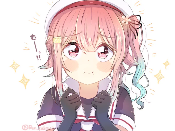 怒ってる春雨ちゃん 