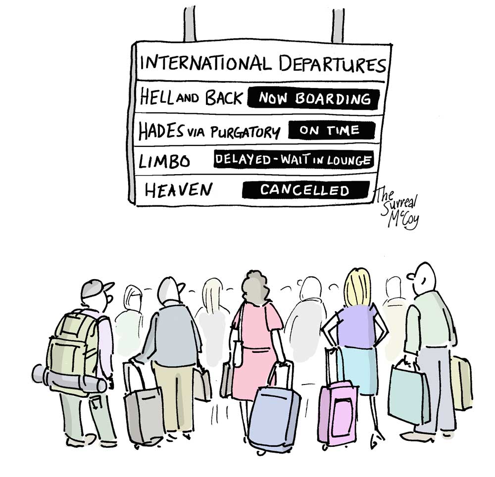 TSMCartoons's tweet photo. #cartoon for #Tbt from @SpecCartoons @spectator #travel #airport #flying #holiday #vacation #hell #helliday https://t.co/y2PiZXBDRL