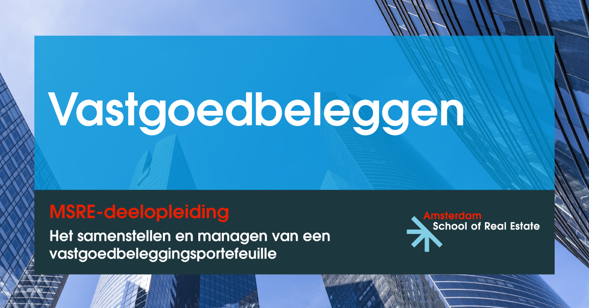 ASRE_Amsterdam's tweet image. Start 14 sept met de #MSRE-deelopleiding #Vastgoedbeleggen. Lees meer bit.ly/2VEmPPq of maak nu een afspraak voor een vrijblijvend online of offline intakegesprek met onze studieadviseur Nynke Wagenaar.