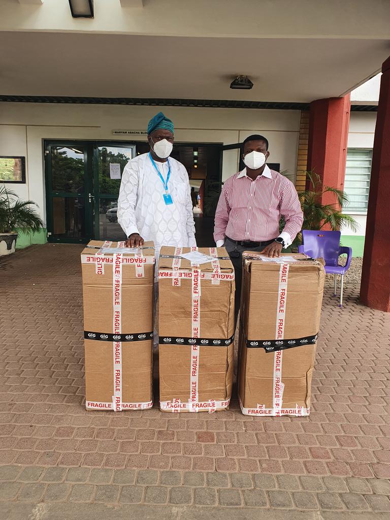 drfynrekins's tweet photo. @doctorsforchan1 on behalf of the residents doctors in National hospital Abuja, i wish to express our profound gratitude to DFC for supporting our fight against Covid-19 with PPEs. We're indeed appreciate of this awesome initiative and thank all those who have made it possible. https://t.co/EomKkhVwPb