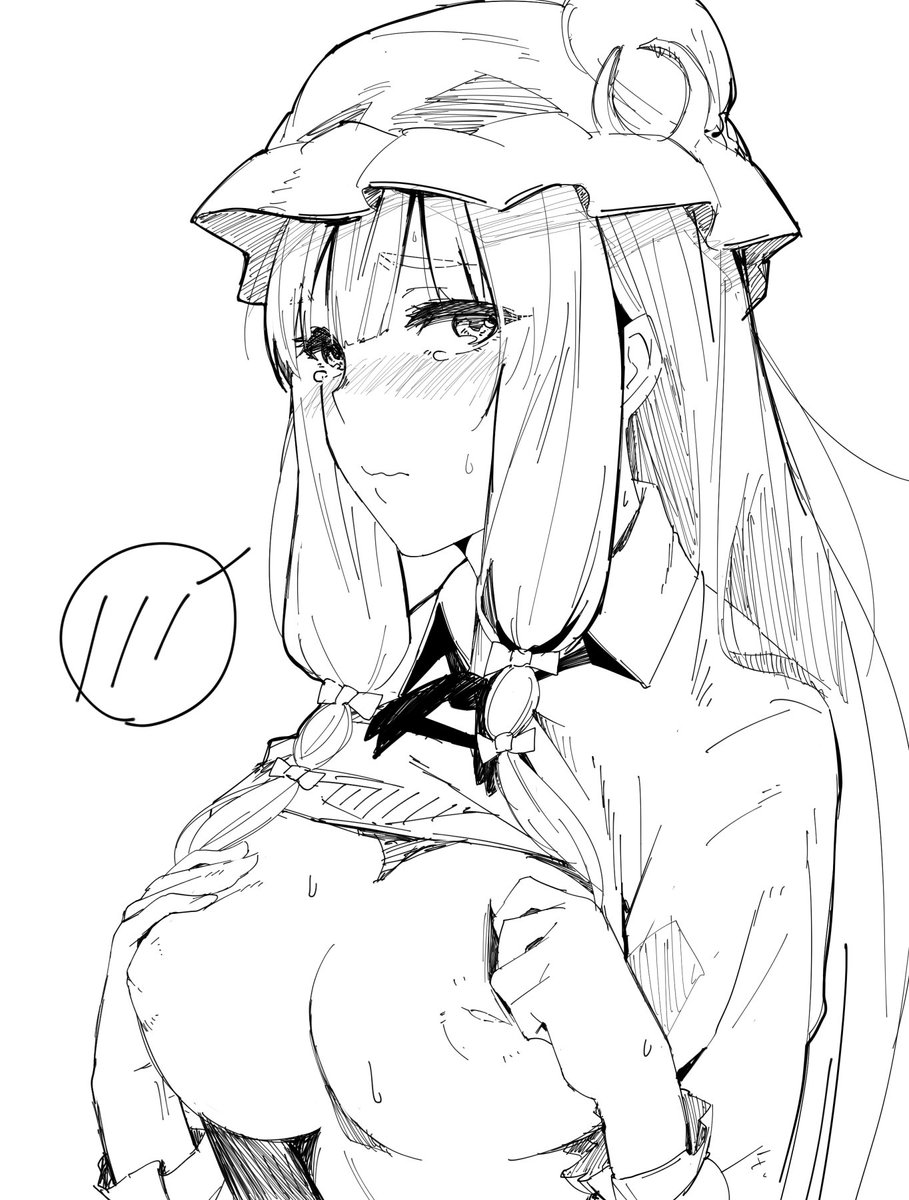照れパチュリー 