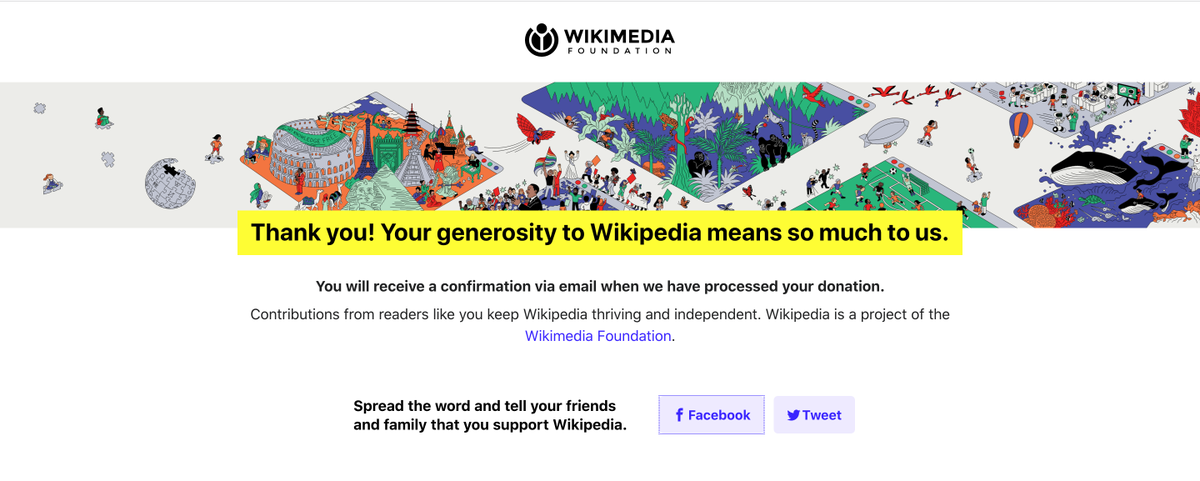 hey_gopu's tweet photo. Support the name that was always there in the bibliography page of all your assignments.

I just donated to @Wikipedia. Support free knowledge! #iloveWikipedia https://t.co/xcF2bdqsDH 

#Wikipedia #SupportWikipedia #SupportFreeKnowledge https://t.co/FIV2ZKVoAq
